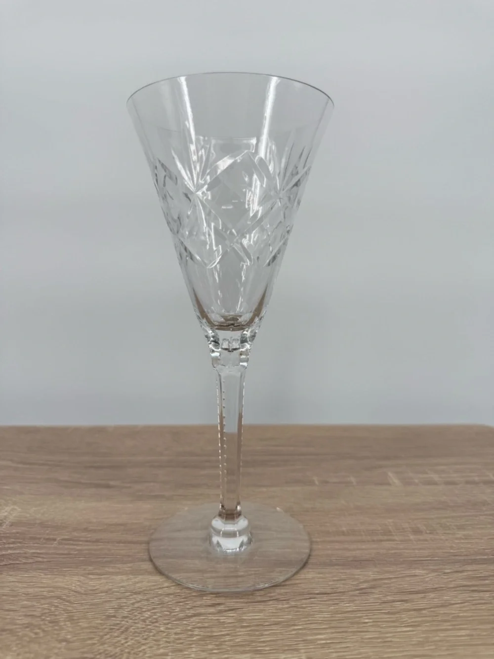 Seneca Stratford Cut Crystal Water Goblet 8.25